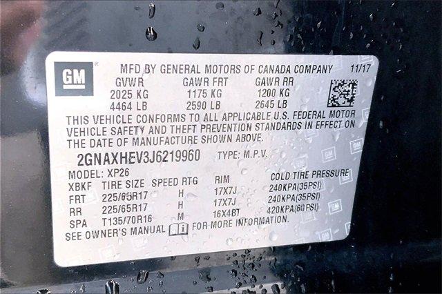 2018 Chevrolet Equinox Vehicle Photo in TOPEKA, KS 66609-0000