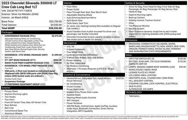 2023 Chevrolet Silverado 3500 HD Vehicle Photo in DANBURY, CT 06810-5034