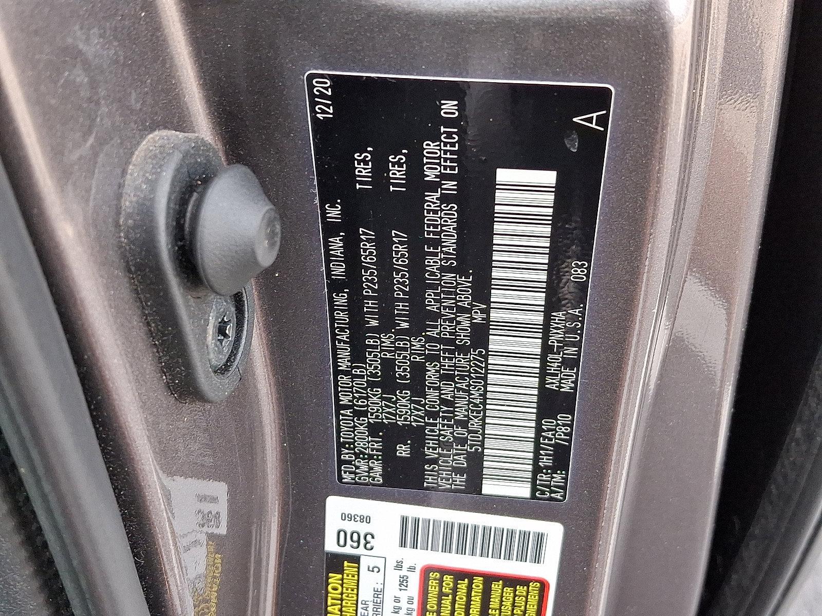 2021 Toyota Sienna Vehicle Photo in Harrisburg, PA 17111