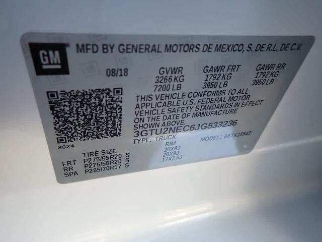 2018 GMC Sierra 1500 Vehicle Photo in ZELIENOPLE, PA 16063-2910