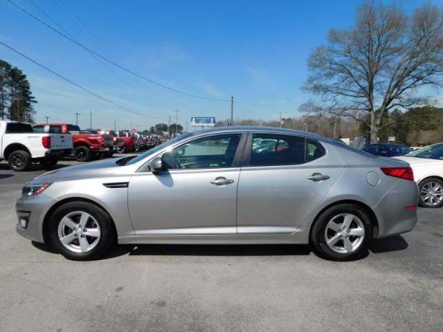 Used 2015 Kia Optima LX with VIN 5XXGM4A75FG379641 for sale in Hartselle, AL