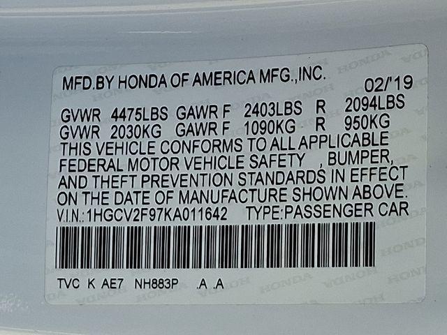 2019 Honda Accord Vehicle Photo in DANBURY, CT 06810-5034