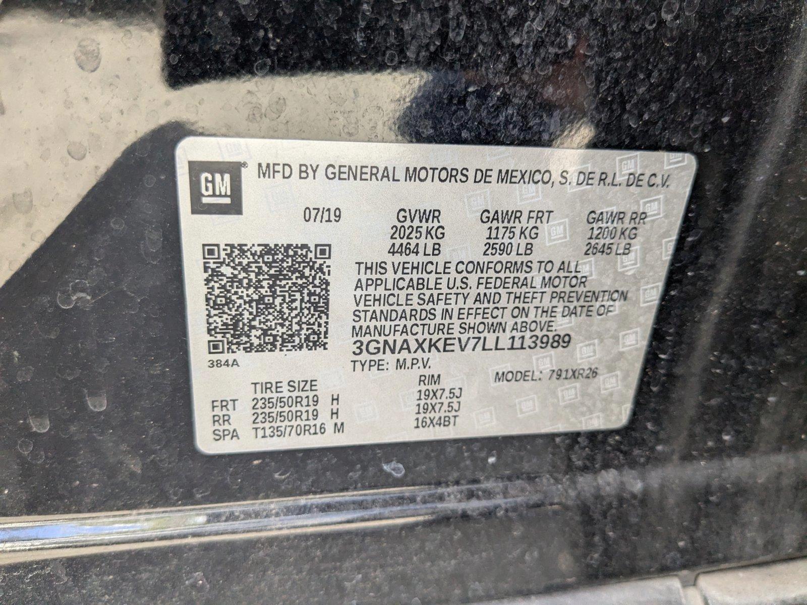 2020 Chevrolet Equinox Vehicle Photo in MIAMI, FL 33134-2699