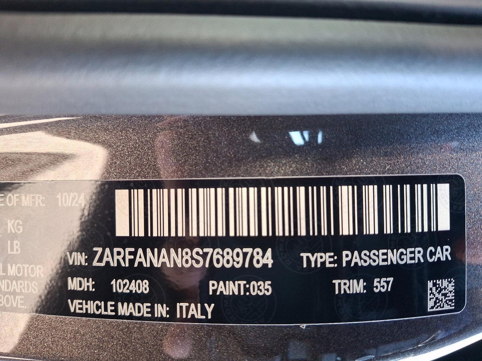 2025 Alfa Romeo Giulia Vehicle Photo in Mechanicsburg, PA 17050
