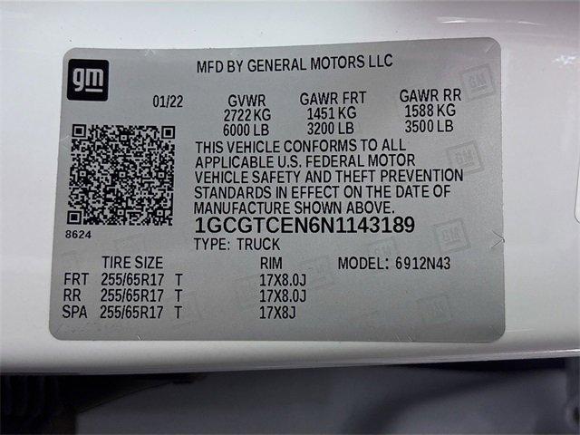 2022 Chevrolet Colorado Vehicle Photo in PUYALLUP, WA 98371-4149