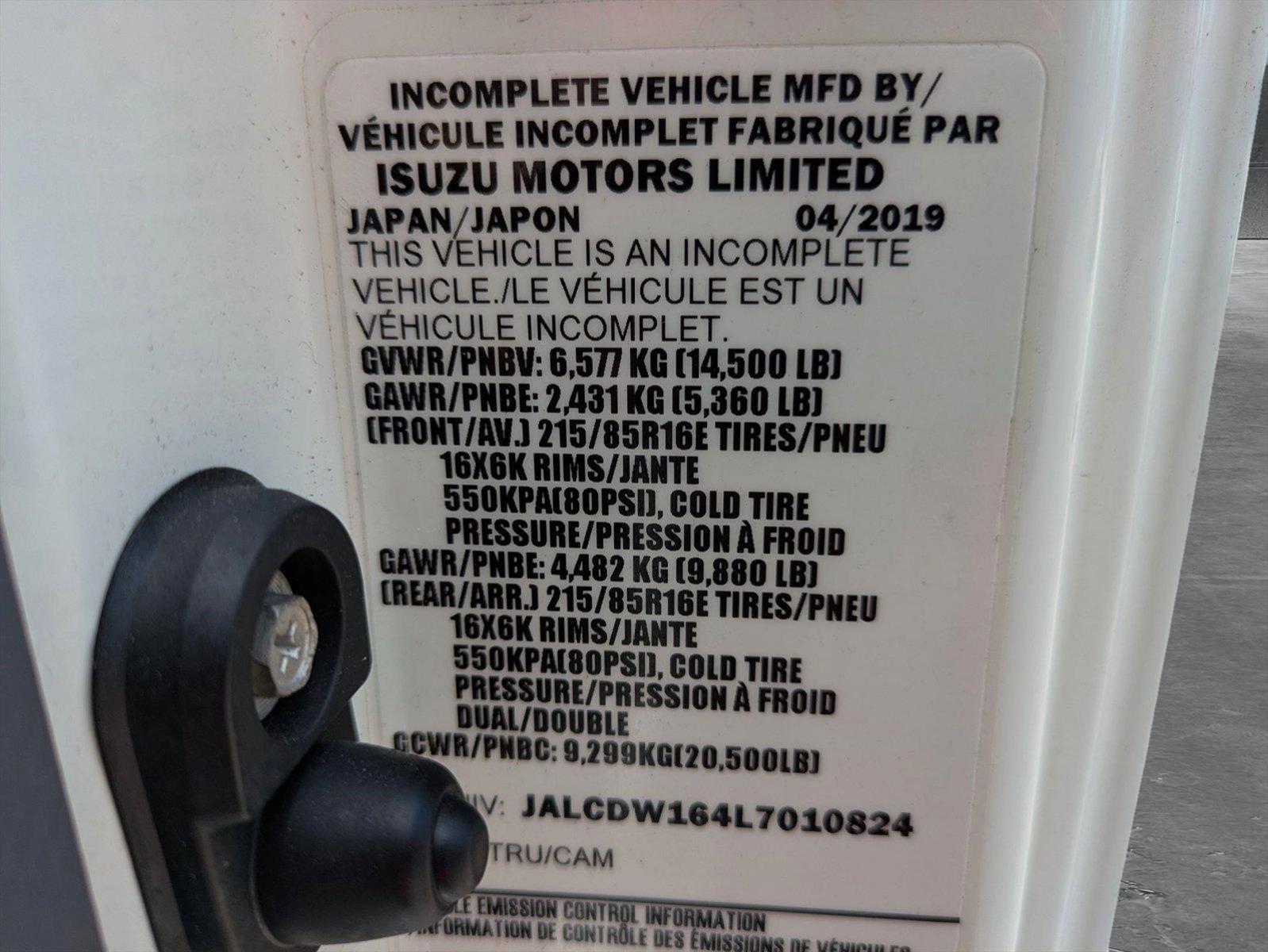 2020 Chevrolet Low Cab Forward 4500 HD Vehicle Photo in GREENACRES, FL 33463-3207