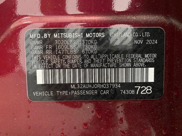 2024 Mitsubishi Mirage Vehicle Photo in Appleton, WI 54913