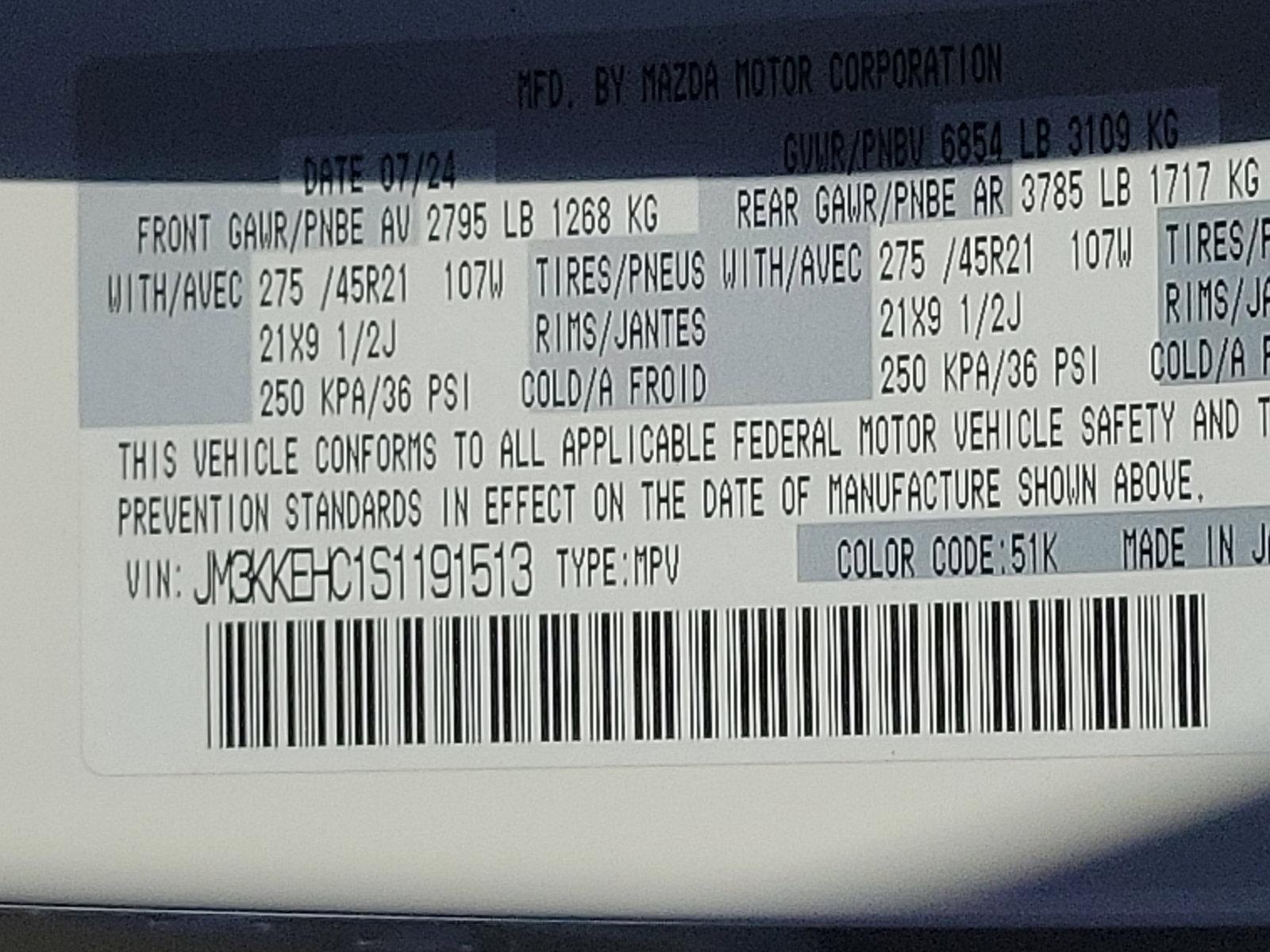 2025 Mazda CX-90 Vehicle Photo in Trevose, PA 19053
