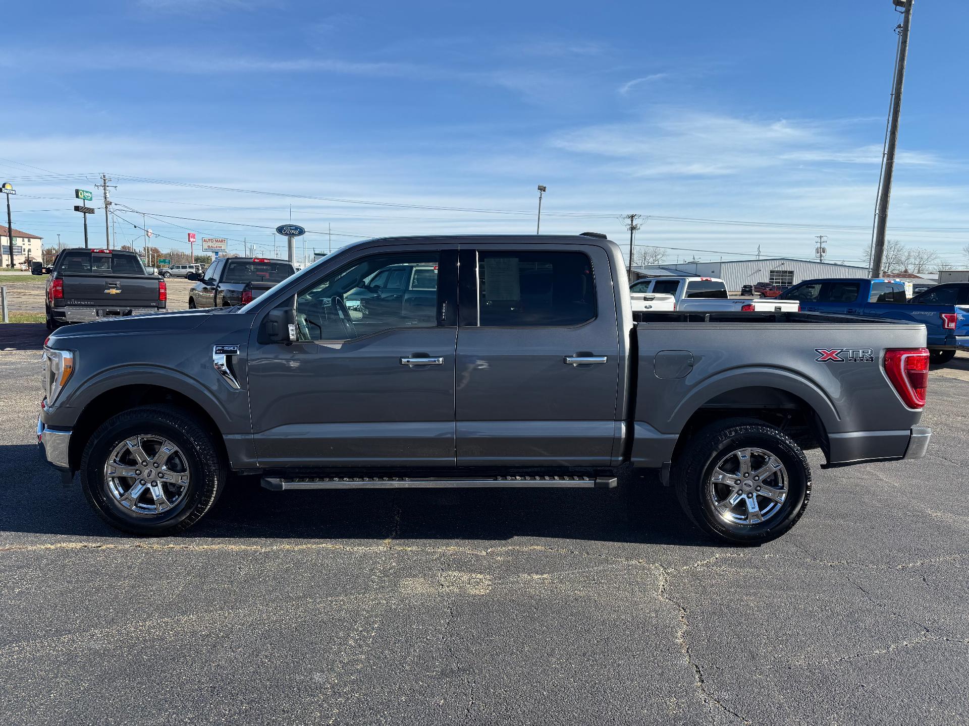 Used 2021 Ford F-150 XLT with VIN 1FTFW1E51MKD29173 for sale in Salem, IL