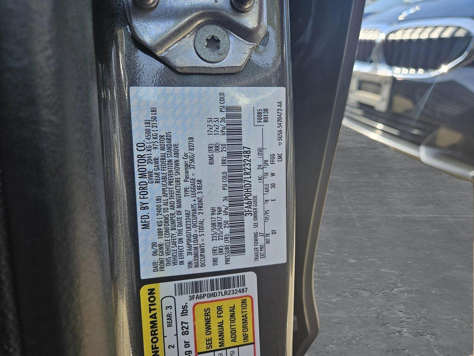 2020 Ford Fusion Vehicle Photo in Corpus Christi, TX 78415