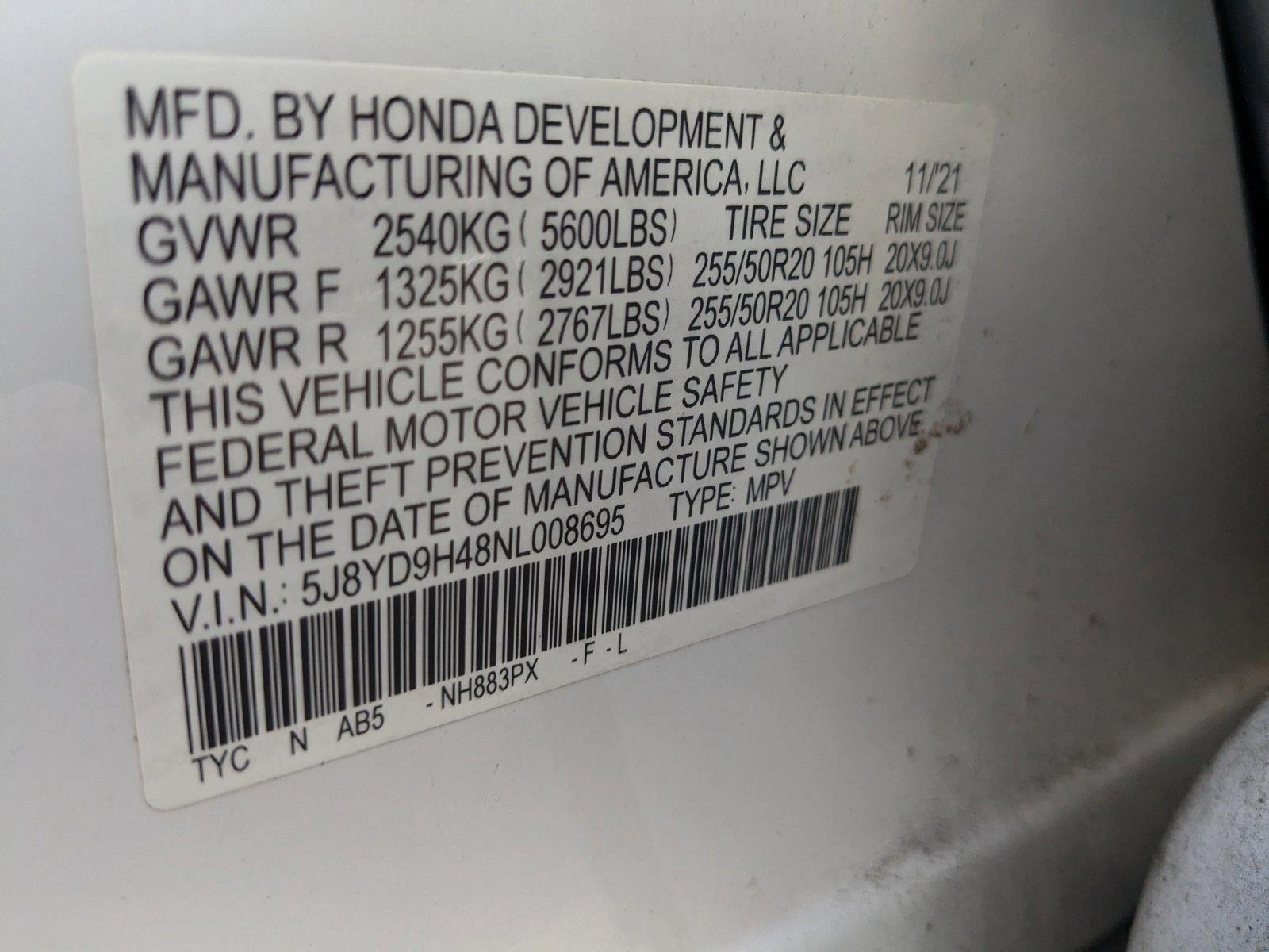 2022 Acura MDX Vehicle Photo in Sanford, FL 32771