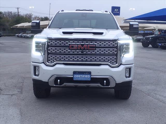 Certified 2021 GMC Sierra 2500 Denali HD Denali with VIN 1GT49REY9MF257591 for sale in Decatur, TX