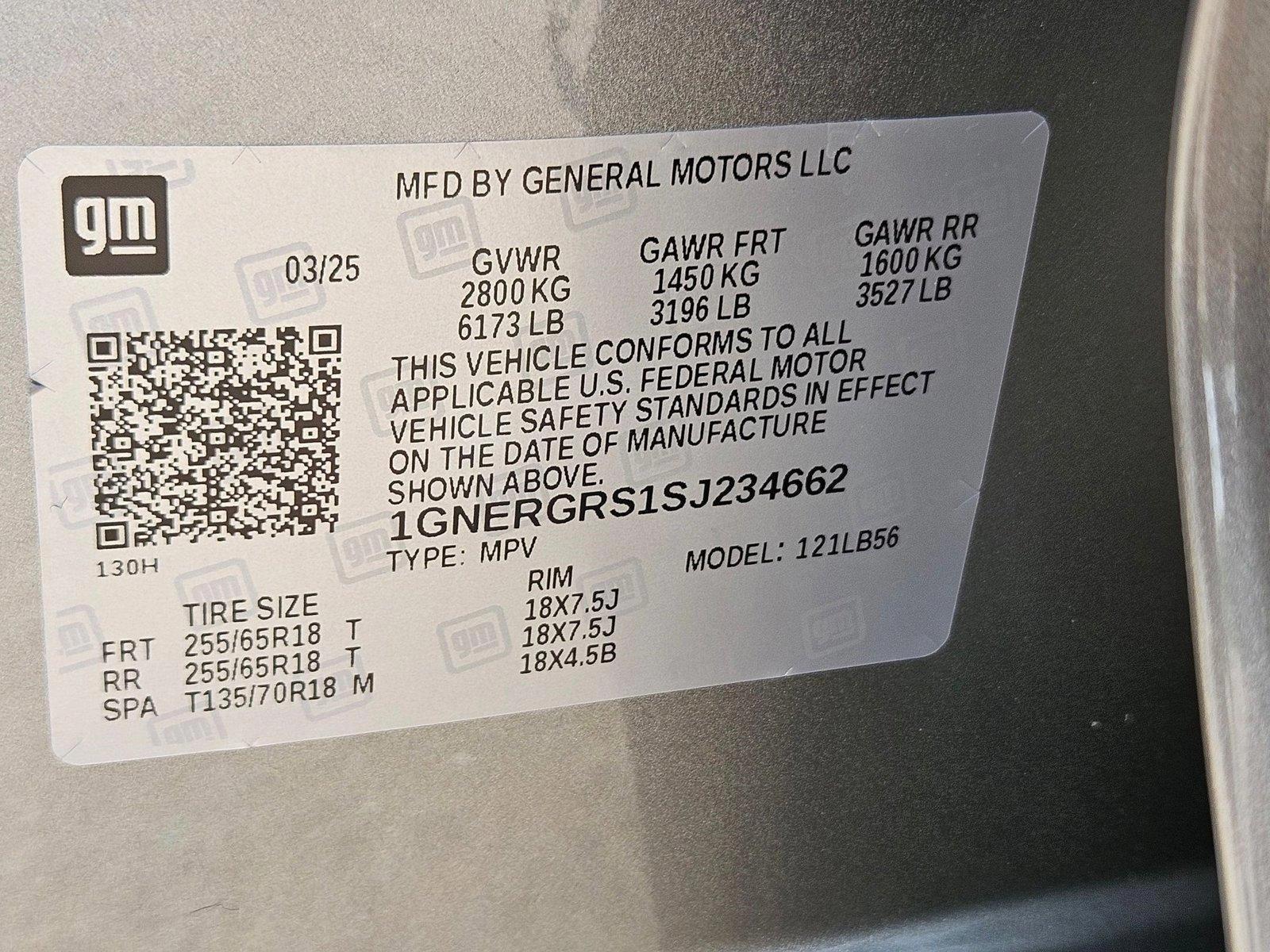 2025 Chevrolet Traverse Vehicle Photo in WACO, TX 76710-2592