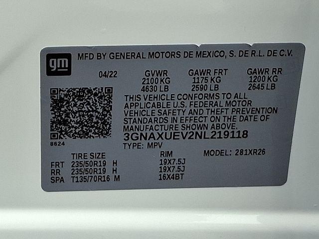 2022 Chevrolet Equinox Vehicle Photo in DANBURY, CT 06810-5034