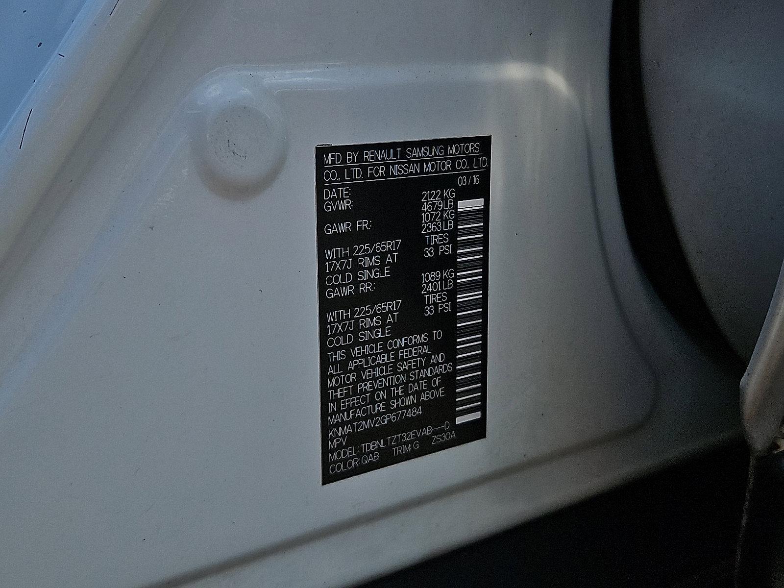2016 Nissan Rogue Vehicle Photo in Jenkintown, PA 19046