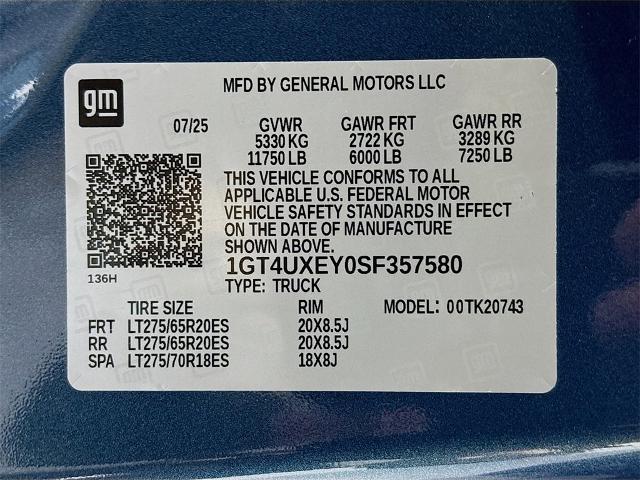 2025 GMC Sierra 2500 HD Vehicle Photo in PUYALLUP, WA 98371-4149