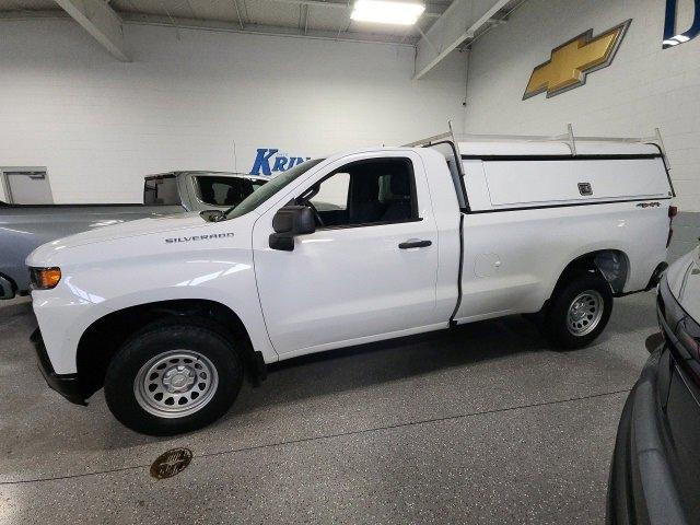 Used 2021 Chevrolet Silverado 1500 Work Truck with VIN 3GCNYAEF4MG344577 for sale in Petoskey, MI