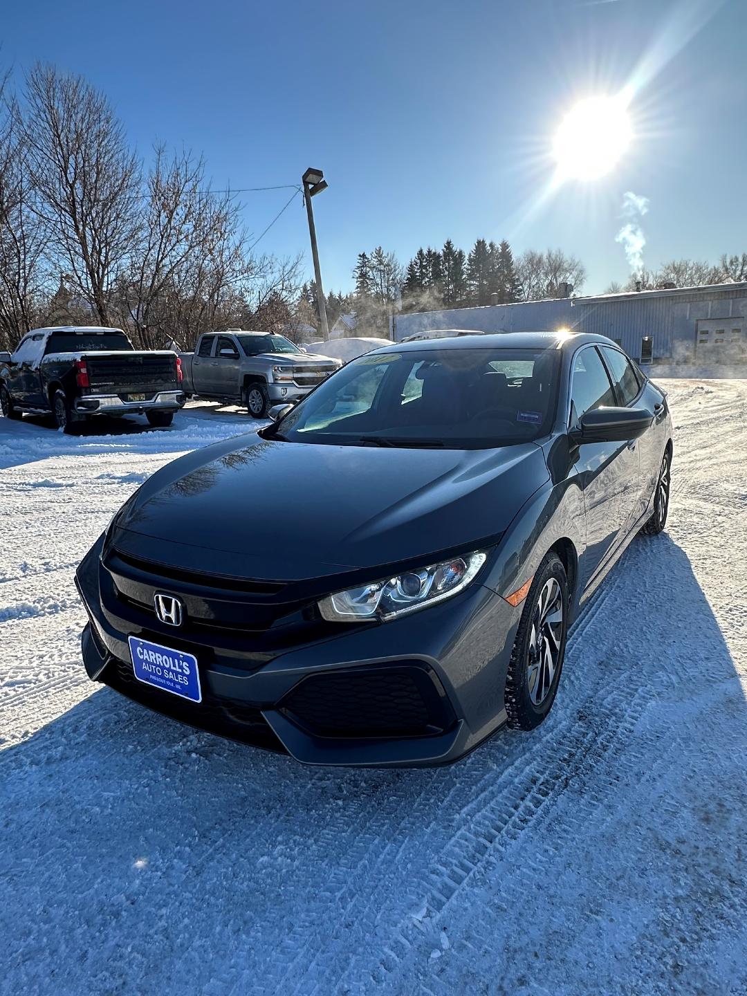 Used 2017 Honda Civic Hatchback LX with VIN SHHFK7H2XHU406950 for sale in Presque Isle, ME