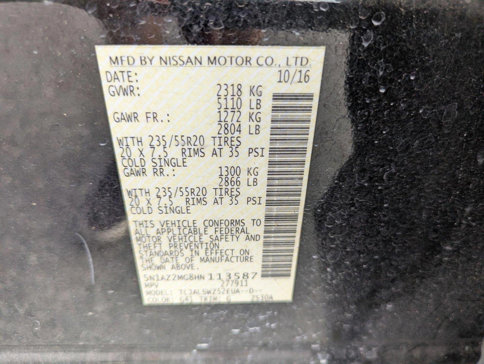 2017 Nissan Murano Vehicle Photo in Orlando, FL 32811