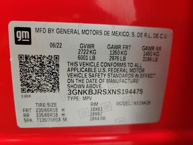 2022 Chevrolet Blazer Vehicle Photo in NEENAH, WI 54956-2243