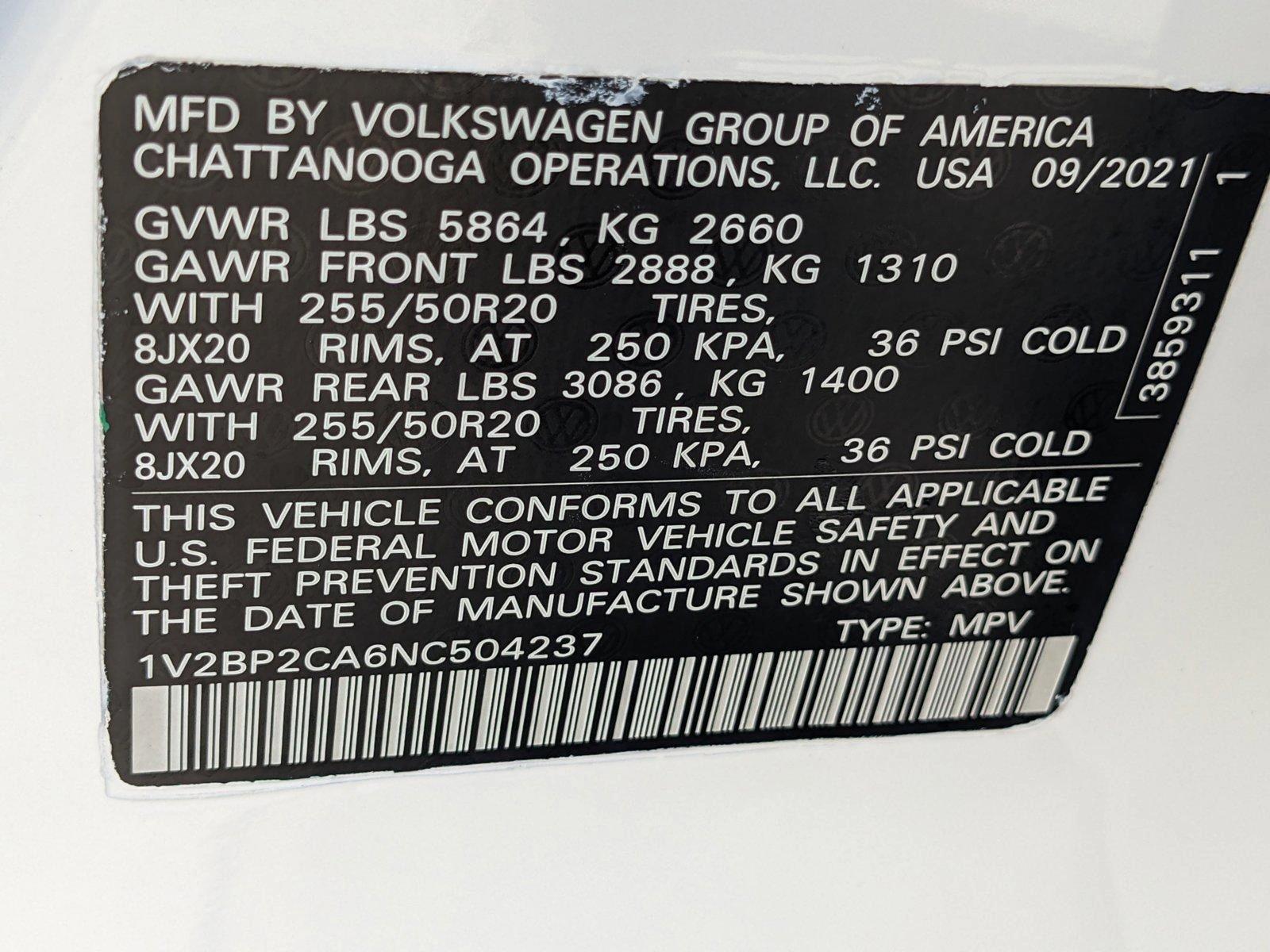 2022 Volkswagen Atlas Vehicle Photo in MIAMI, FL 33172-3015