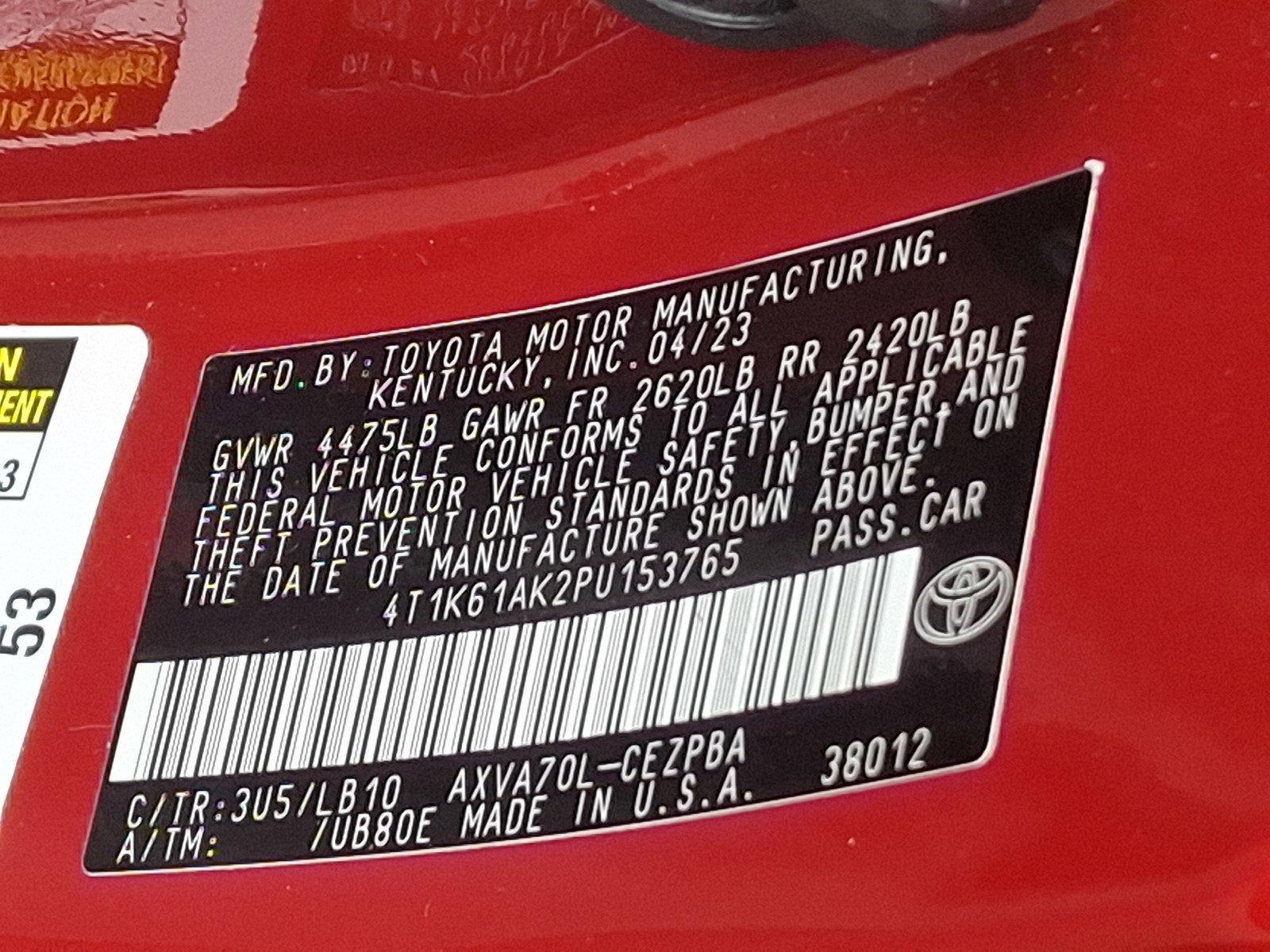 2023 Toyota Camry Vehicle Photo in Harrisburg, PA 17111