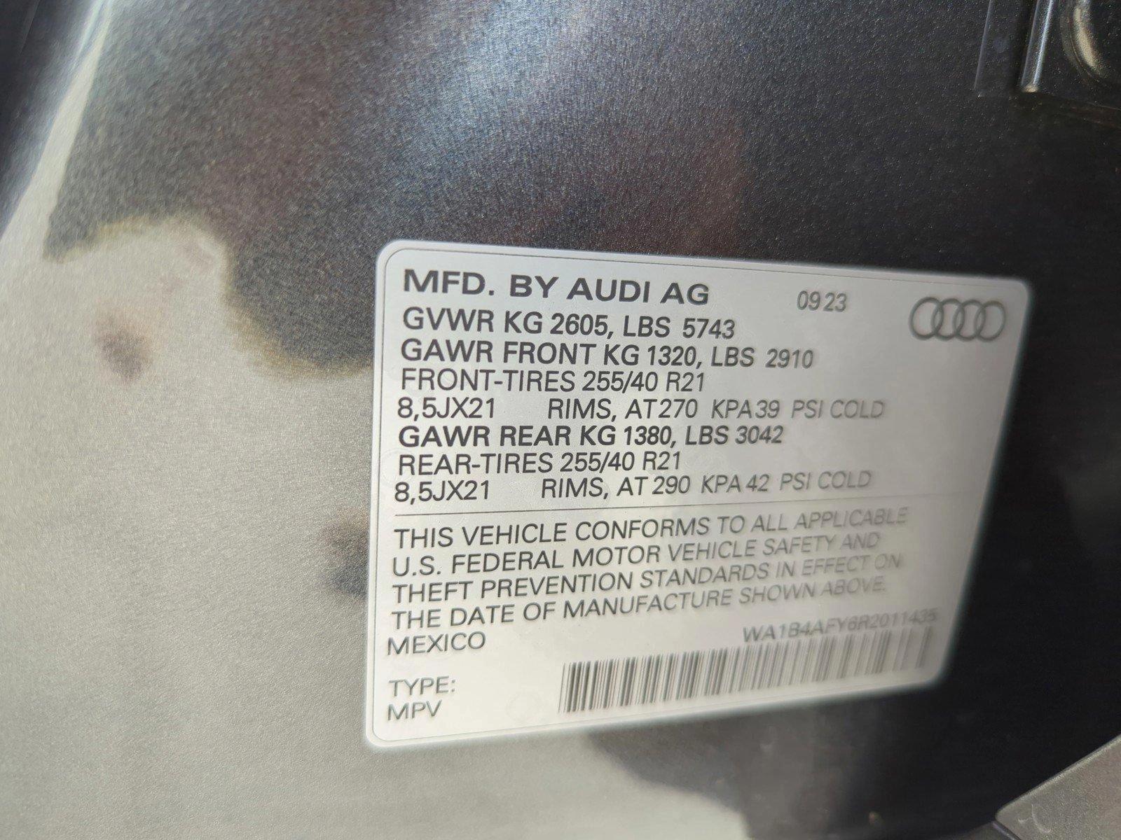 2024 Audi SQ5 Vehicle Photo in Margate, FL 33063