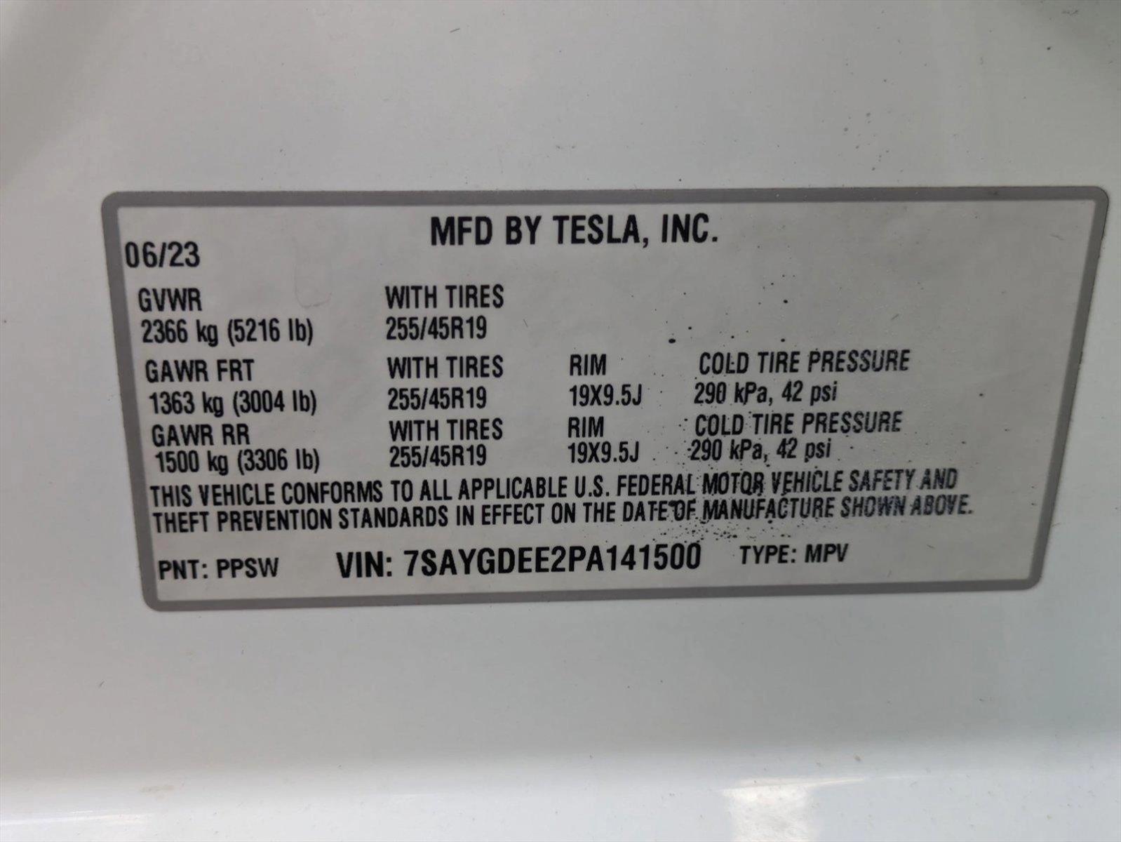 2023 Tesla Model Y Vehicle Photo in GREENACRES, FL 33463-3207