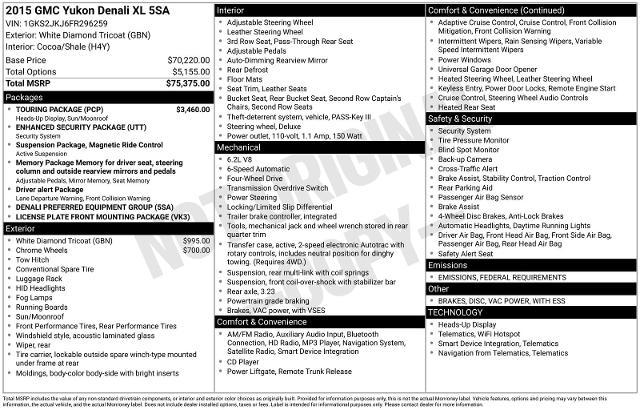 2015 GMC Yukon XL Vehicle Photo in Weatherford, TX 76087