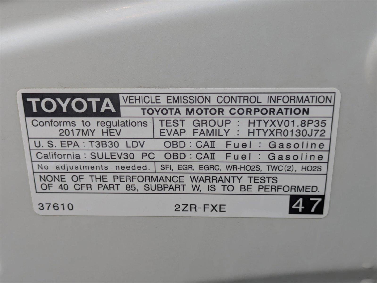 2017 Toyota Prius Prime Vehicle Photo in Tustin, CA 92782