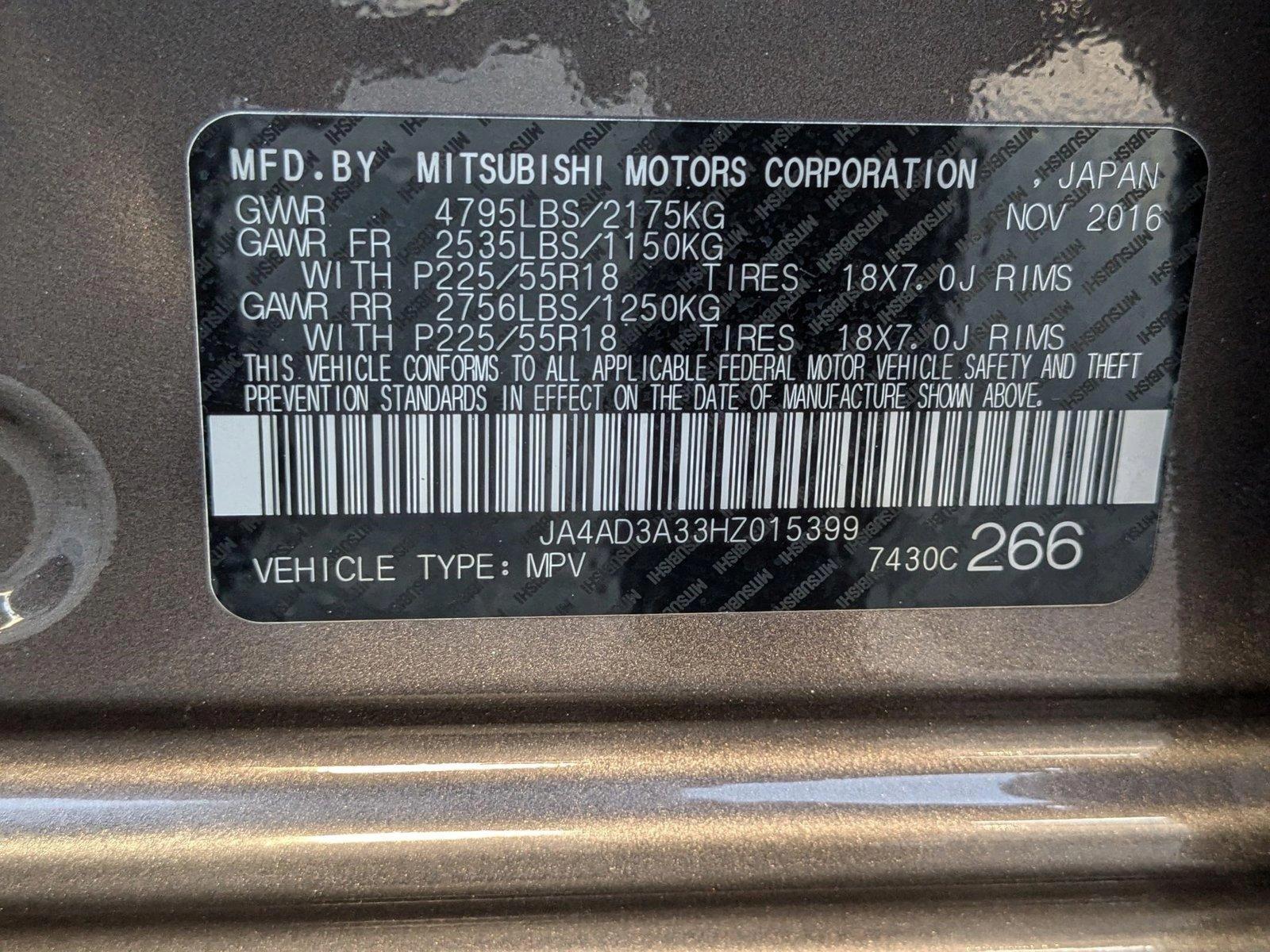 2017 Mitsubishi Outlander Vehicle Photo in MIAMI, FL 33134-2699