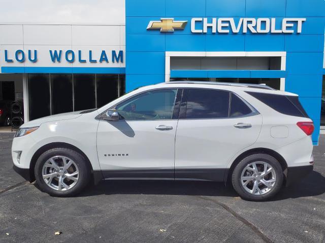 Certified 2021 Chevrolet Equinox Premier with VIN 2GNAXNEV1M6127961 for sale in Cortland, OH