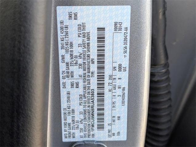 2024 Ford Escape Vehicle Photo in AURORA, CO 80012-4011