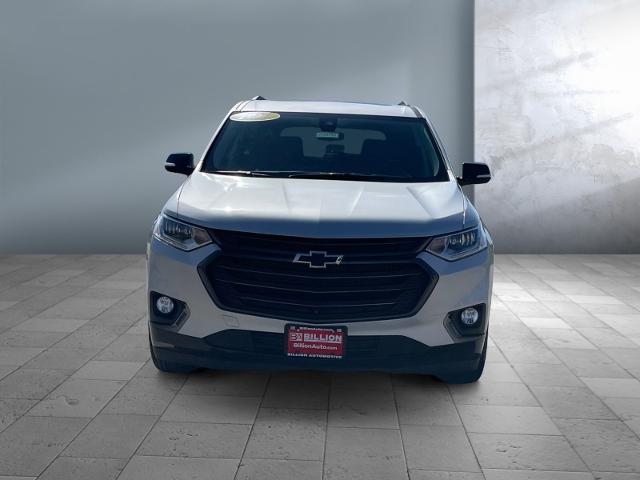 Used 2021 Chevrolet Traverse Premier with VIN 1GNEVKKW8MJ104067 for sale in Iowa City, IA