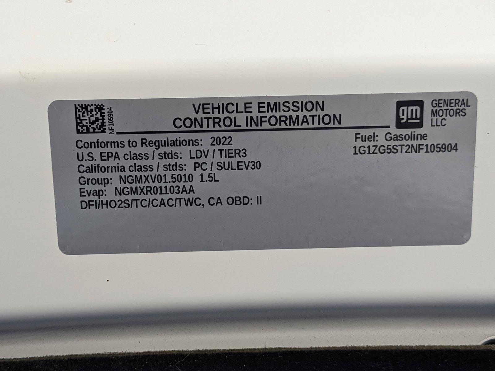 2022 Chevrolet Malibu Vehicle Photo in VALENCIA, CA 91355-1705