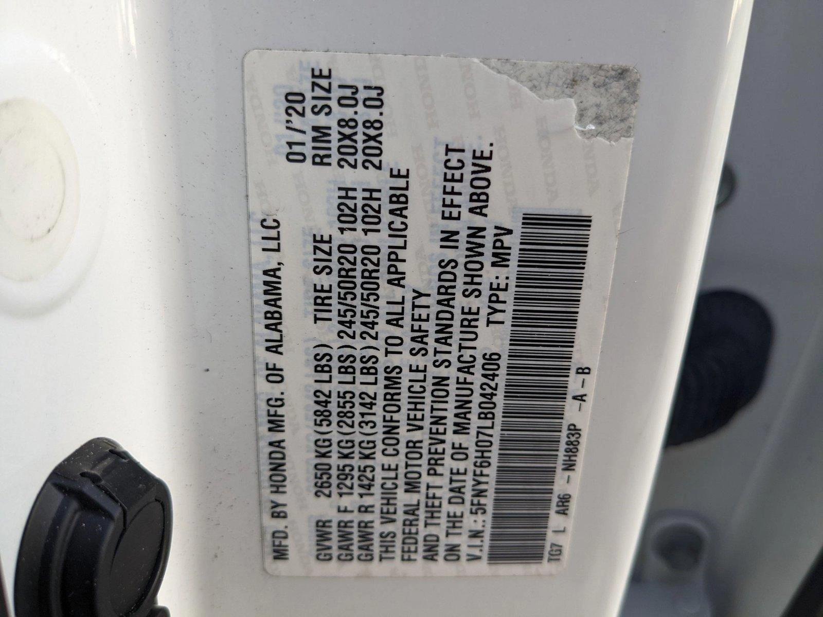 2020 Honda Pilot Vehicle Photo in Davie, FL 33331