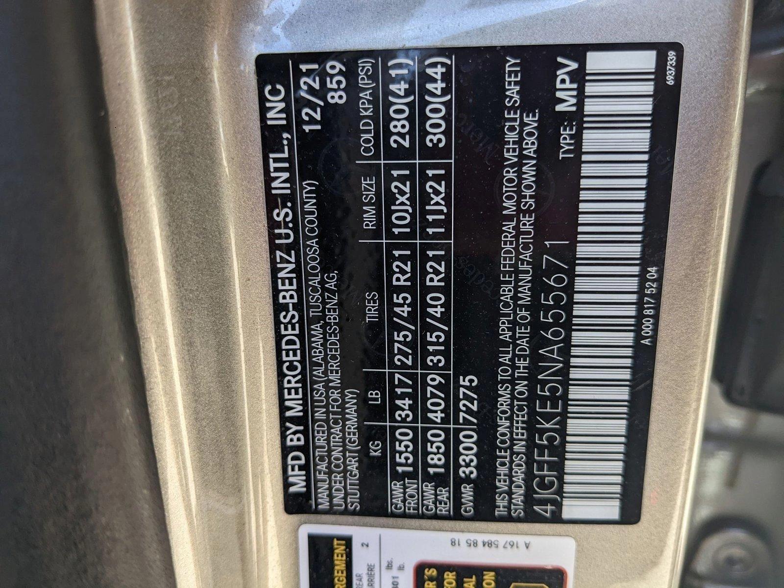 2022 Mercedes-Benz GLS Vehicle Photo in Coconut Creek, FL 33073