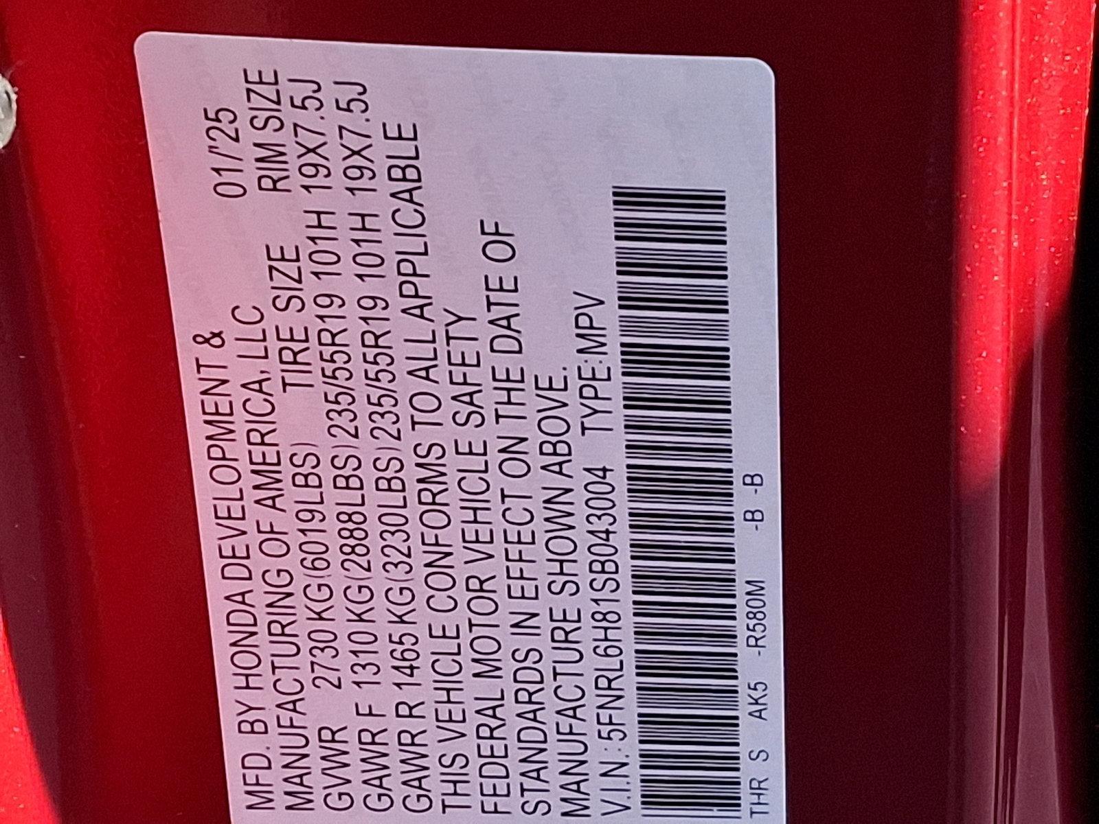 2025 Honda Odyssey Vehicle Photo in Harrisburg, PA 17111