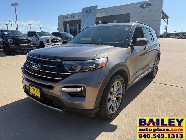 Used 2021 Ford Explorer XLT with VIN 1FMSK7DH4MGC07608 for sale in Graham, TX
