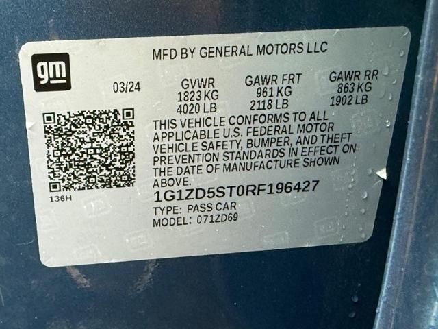 2024 Chevrolet Malibu Vehicle Photo in MIDDLETON, WI 53562-1492