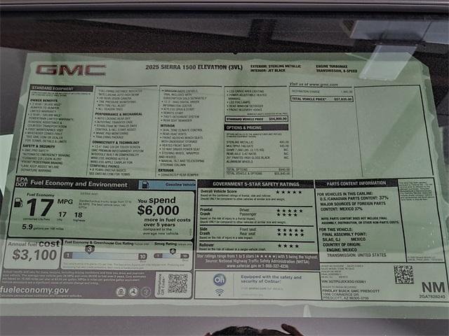 2025 GMC Sierra 1500 Vehicle Photo in PRESCOTT, AZ 86305-3700