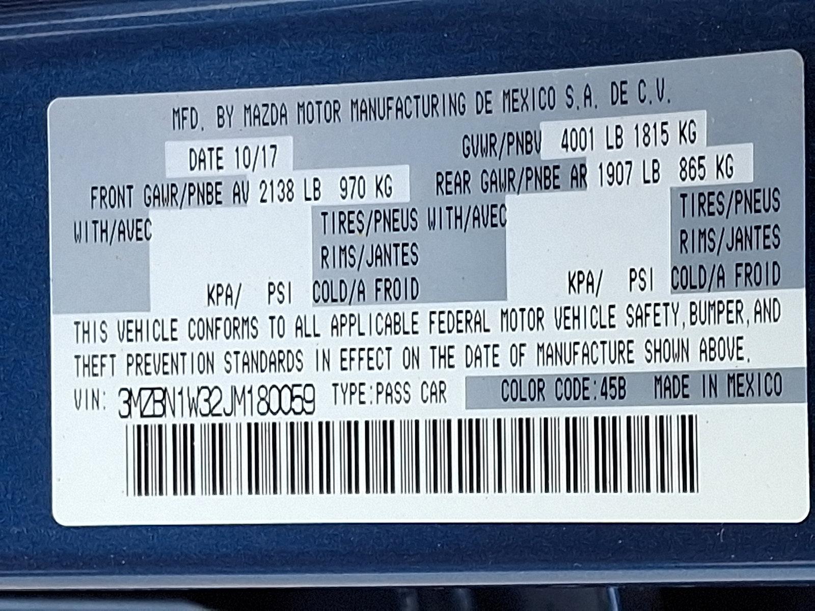 2018 Mazda Mazda3 4-Door Vehicle Photo in Trevose, PA 19053