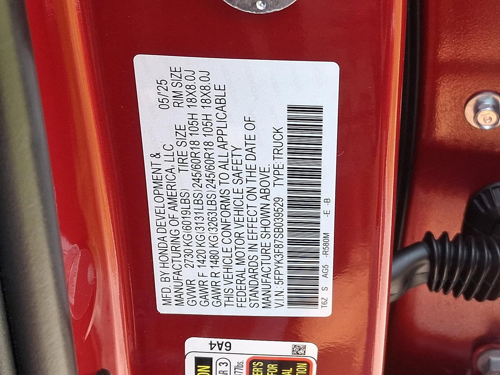 2025 Honda Ridgeline Vehicle Photo in Harrisburg, PA 17111