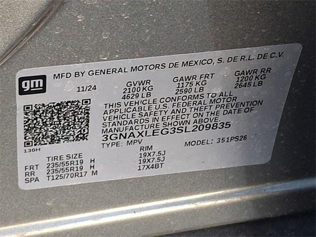 2025 Chevrolet Equinox Vehicle Photo in SEAFORD, DE 19973-8463