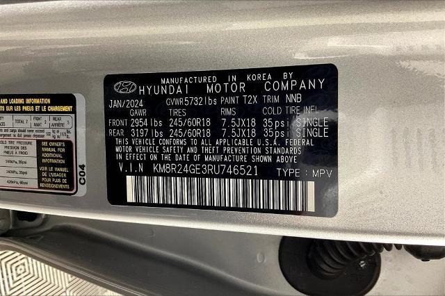 2024 Hyundai PALISADE Vehicle Photo in Tulsa, OK 74129