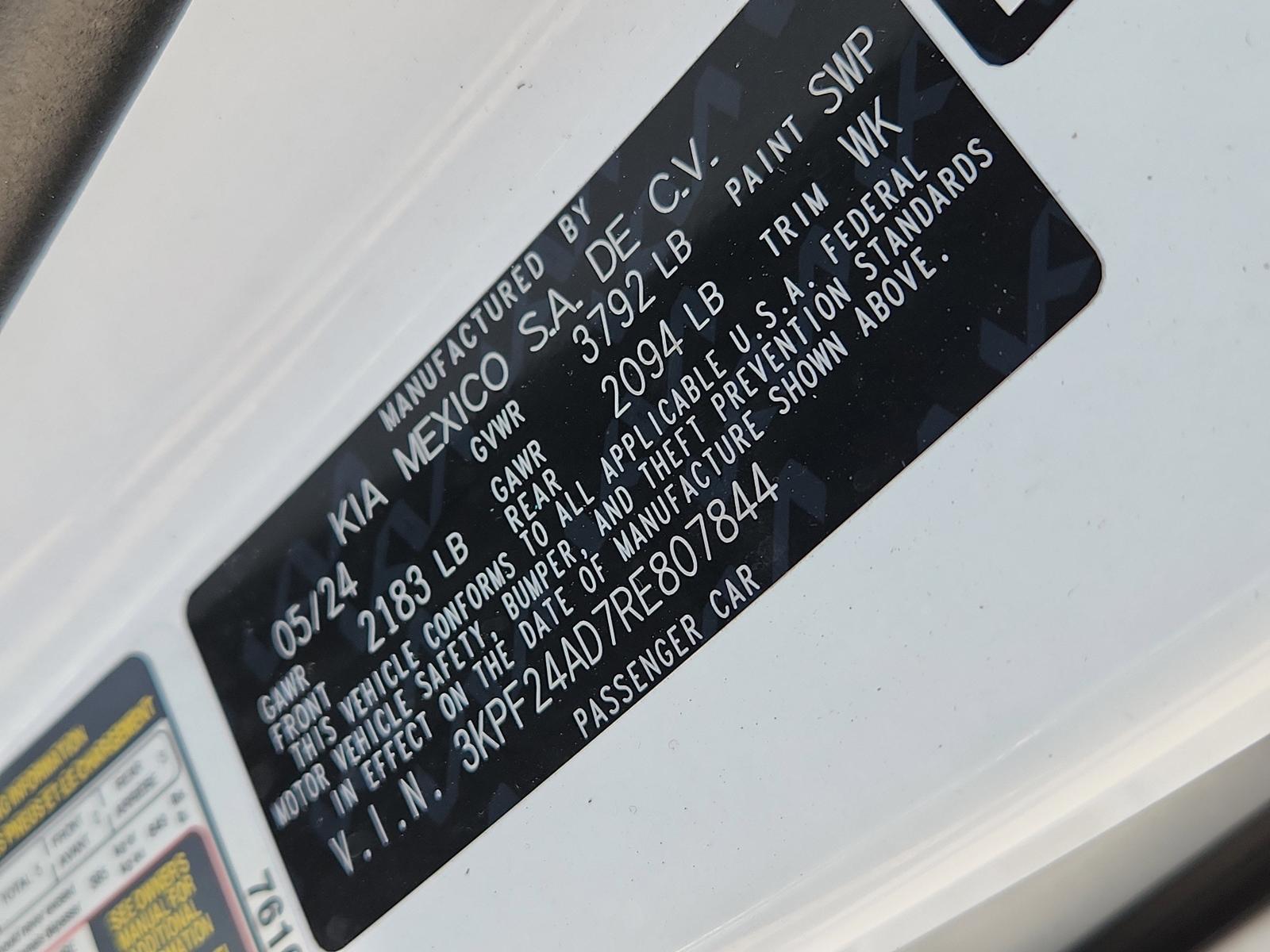 2024 Kia Forte Vehicle Photo in Albuquerque, NM 87110