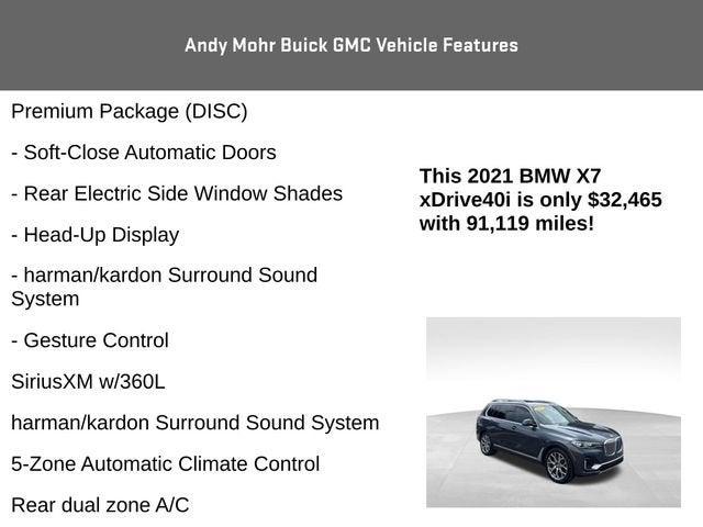 2021 BMW X7 xDrive40i Vehicle Photo in Fishers, IN 46038