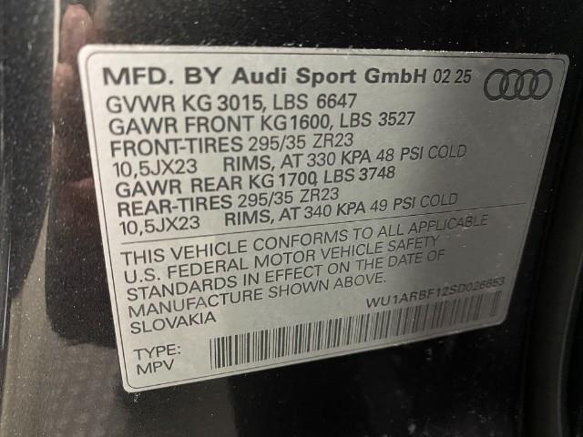 2025 Audi RS Q8 Vehicle Photo in Appleton, WI 54913