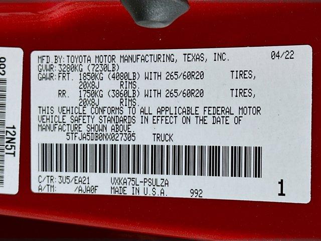 2022 Toyota Tundra 4WD Vehicle Photo in Flemington, NJ 08822