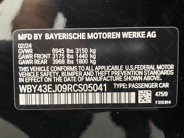2024 BMW i7 Vehicle Photo in Appleton, WI 54913